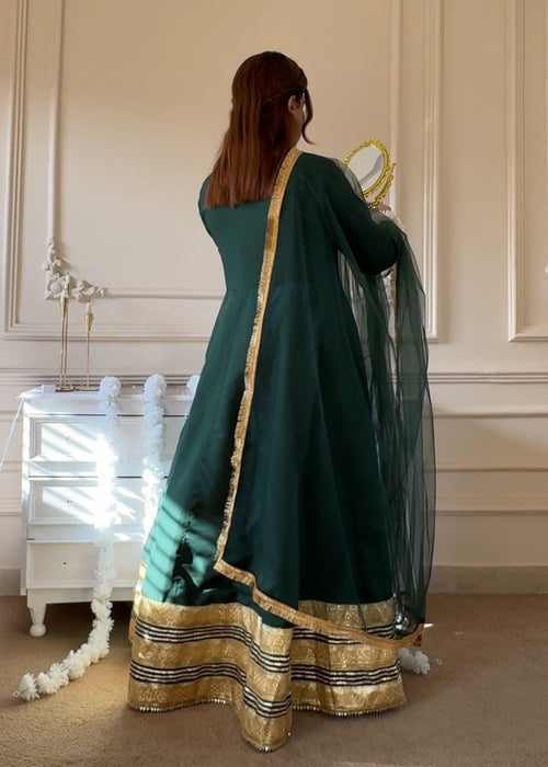 1 Mahoor Haven - Green 3pc mexi