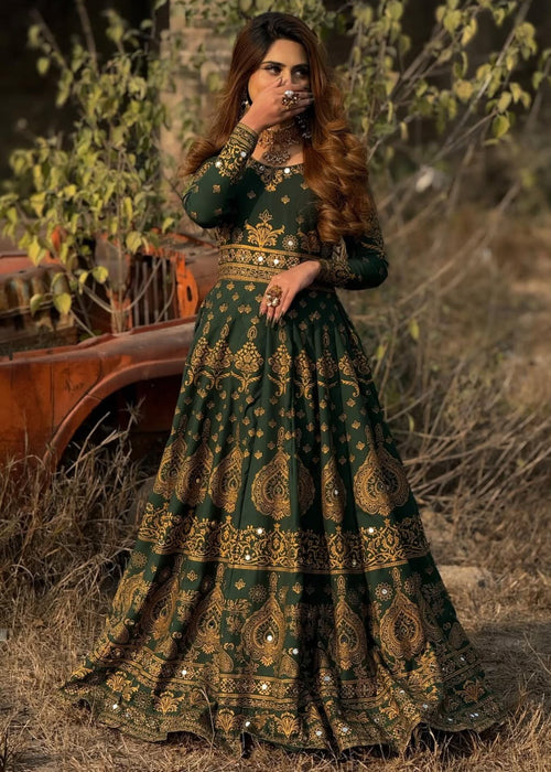 1 Mahoor Haven - Green 3pc Maxi New