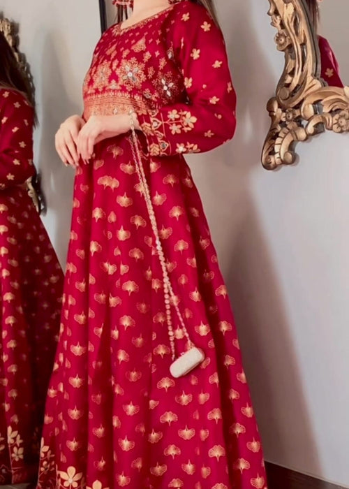 1 Mahoor Haven - 3pc maroon new design 0057