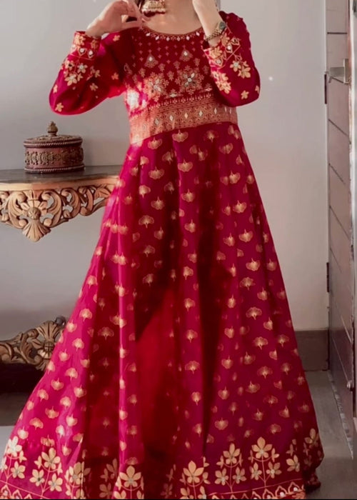 1 Mahoor Haven - 3pc maroon new design 0057