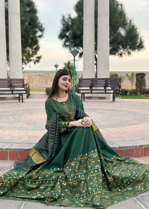 1 Virsapret green 3pc gul e rana maxi