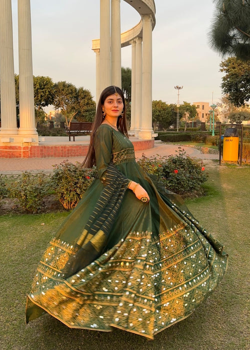 1 Virsapret green 3pc gul e rana maxi