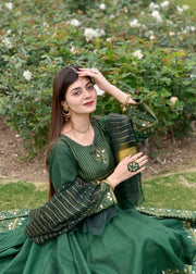 1 Virsapret green 3pc gul e rana maxi