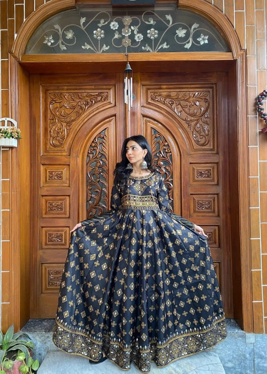 black 3pc sheesh mahal