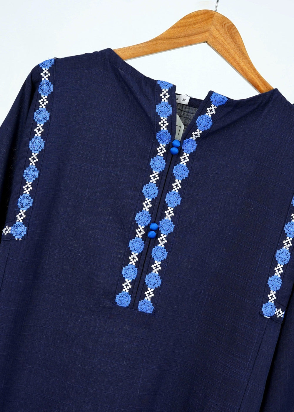 6teen - blue embroidered 2pc