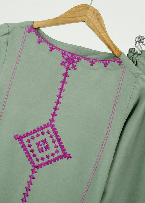 6teen - mint green embroidered 2 pc