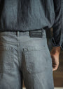 1947 Clothing - Grey Urban Pleat Jeans