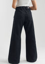 1947 Clothing - Black Over Dyed Flare Jeans