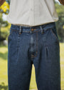 1947 Clothing - Dark Blue Urban Pleat Jeans