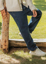 1947 Clothing - Dark Blue Urban Pleat Jeans