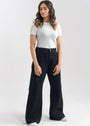1947 Clothing - Black Over Dyed Flare Jeans